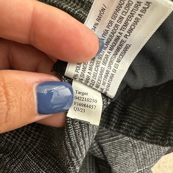 2/$24 Goodfellow & Co. Casual E-Waist Crop Trousers Medium #A0245 TRB2 - Picture 6 of 8